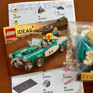 LEGO "Vintage Car" 40448 INCL: ALL pieces & manual. From 2021.